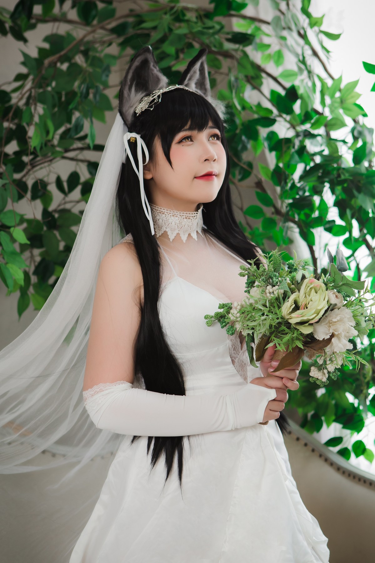 UyUy cosplay - Atago Wedding [32P]